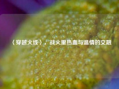 〈穿越火线〉,战火里热血与温情的交融