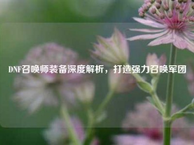 DNF召唤师装备深度解析，打造强力召唤军团
