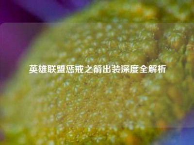 英雄联盟惩戒之箭出装深度全解析