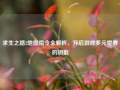 求生之路2地图指令全解析,开启游戏多元世界的钥匙