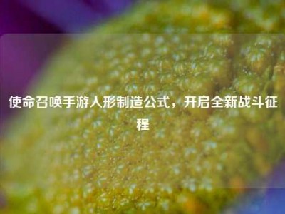 使命召唤手游人形制造公式，开启全新战斗征程