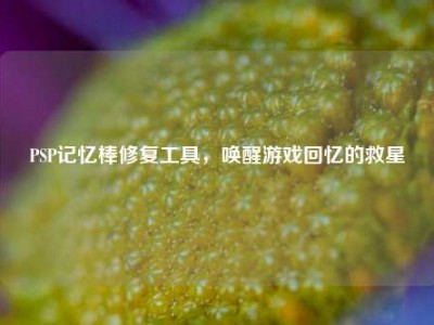 PSP记忆棒修复工具，唤醒游戏回忆的救星