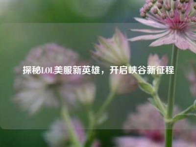 探秘LOL美服新英雄，开启峡谷新征程