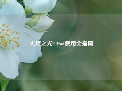 火炬之光2 Mod使用全指南