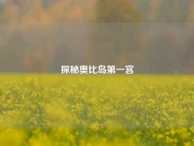 探秘奥比岛第一宫