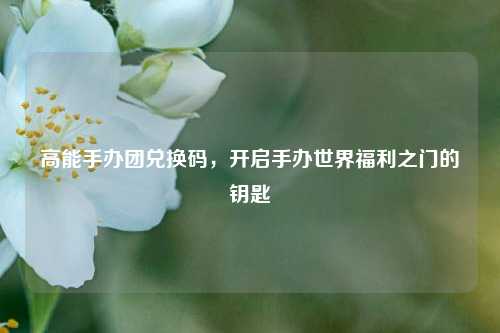 高能手办团兑换码,开启手办世界福利之门的钥匙