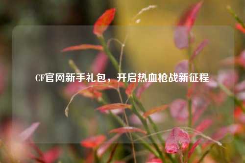 CF官网新手礼包,开启热血枪战新征程
