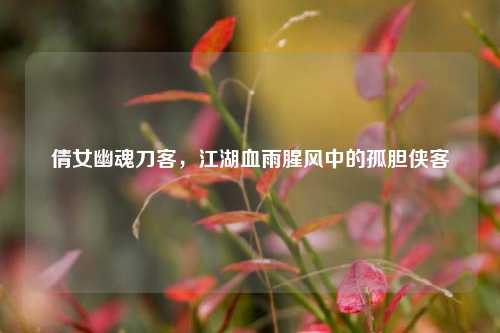 倩女幽魂刀客,江湖血雨腥风中的孤胆侠客
