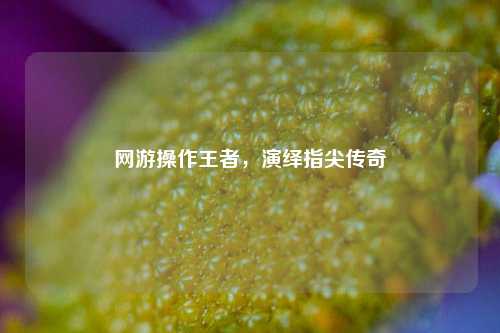 网游操作王者,演绎指尖传奇