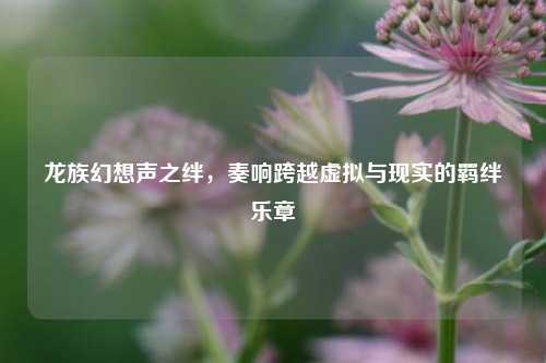 龙族幻想声之绊,奏响跨越虚拟与现实的羁绊乐章