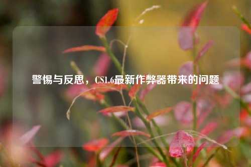 警惕与反思,CS1.6最新作弊器带来的问题